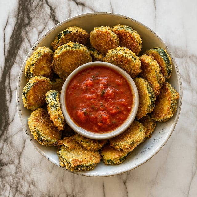 Crunchy Zucchini Nuggets.