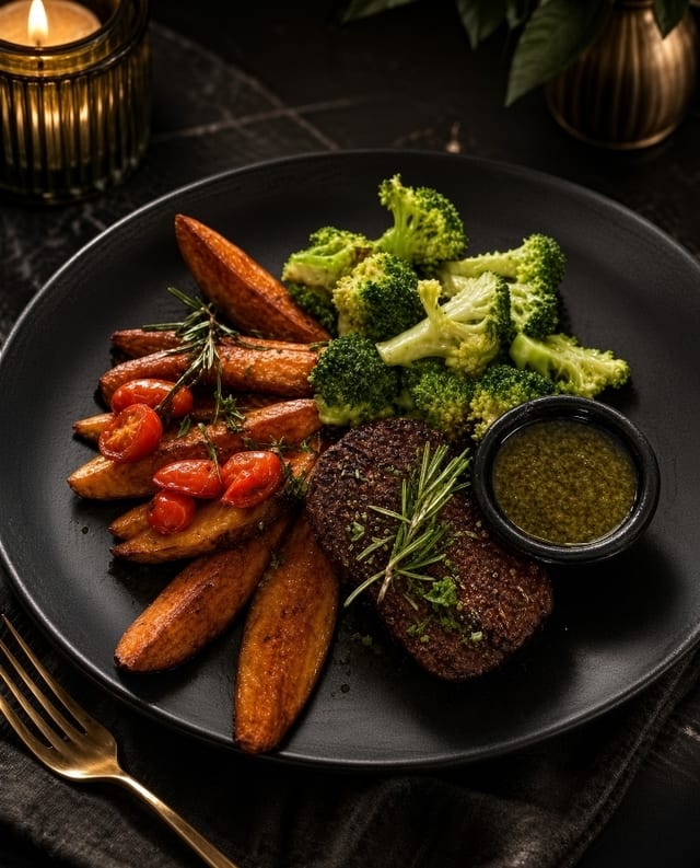 Steak Dinner.