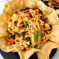 Steak Taco Salad Bowl.