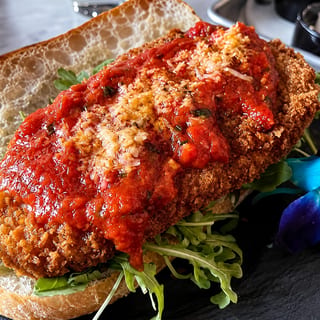Eggplant Parm Sandwich