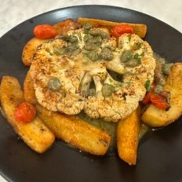 Cauliflower Picatta.