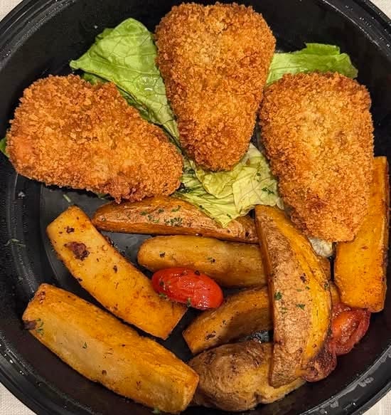 Golden Fish and Chips.
